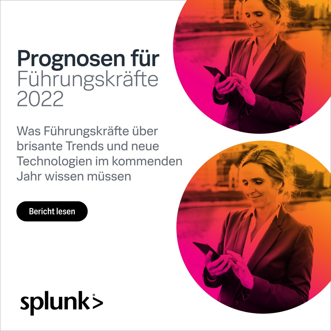 Splunks Technologieprognosen für Führungskräfte 2022